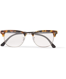 Ray-Ban | Ray-Ban Clubmaster Acetate and Metal Optical Glasses(メガネ)