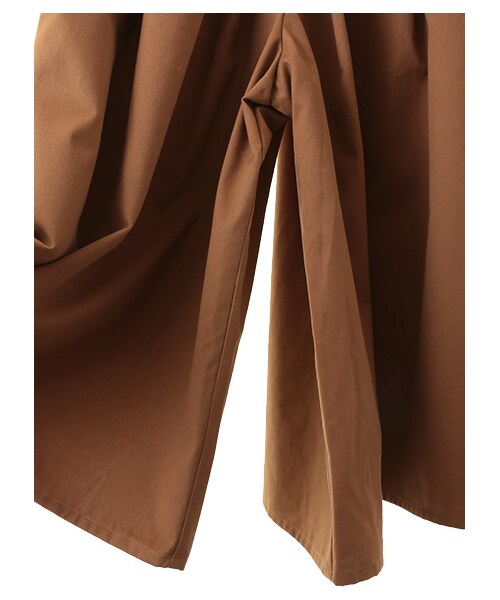 earth music&ecology（アースミュージックアンドエコロジー）の「ガウチョパンツ（パンツ・ブラック/キャメル/カーキ/ネイビー・F）」の9枚目の写真