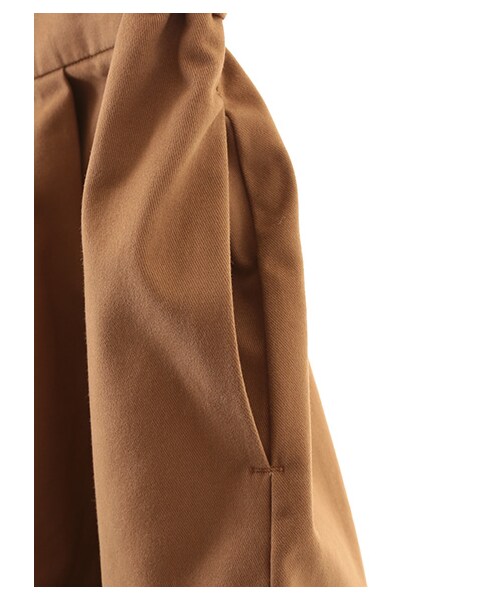 earth music&ecology（アースミュージックアンドエコロジー）の「ガウチョパンツ（パンツ・ブラック/キャメル/カーキ/ネイビー・F）」の8枚目の写真