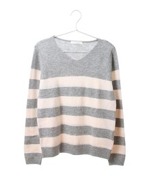 Green　Parks | Uウォッシャブルボーダープルオーバー(トップス)