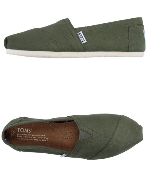 TOMS(トムス)の「TOMS Sneakers(スニーカー・レディース・Black/Green・6/7/7.5/8/8.5/9)」の1枚目の写真