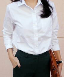 DHOLIC | シンプルホワイトカラーブラウス(シャツ/ブラウス)