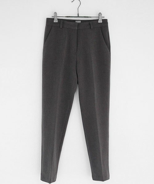 DHOLIC（ディーホリック）の「7colorベーシックスラックスパンツ（スラックス・レディース・アイボリー/グレー/ダークグリーン/ネイビー/ブラック/ライトグレー/ワイン・S/M）」の3枚目の写真