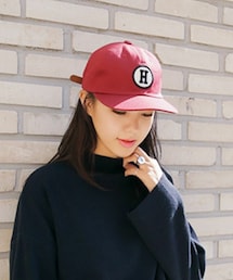 DHOLIC | Hワッペンコットンキャップ(キャップ)