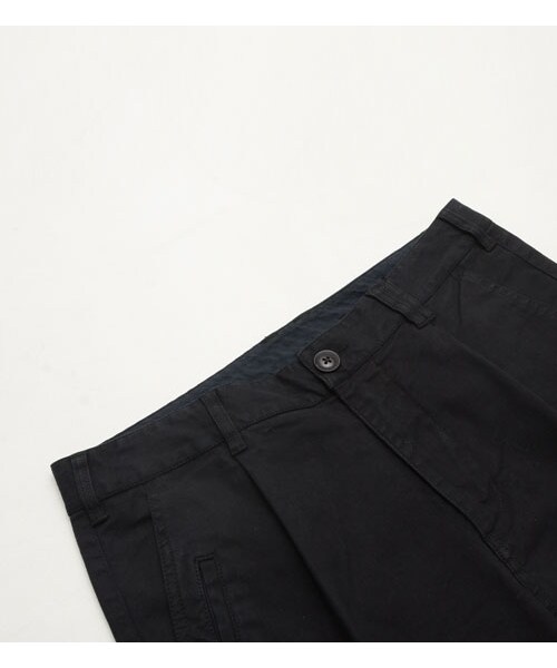 HAMNETT（ハムネット）の「【HAMNETT】 TAPERED SEMI WIDE PANTS（パンツ・メンズ・ブラック/ネイビー・S/M/L）」の5枚目の写真