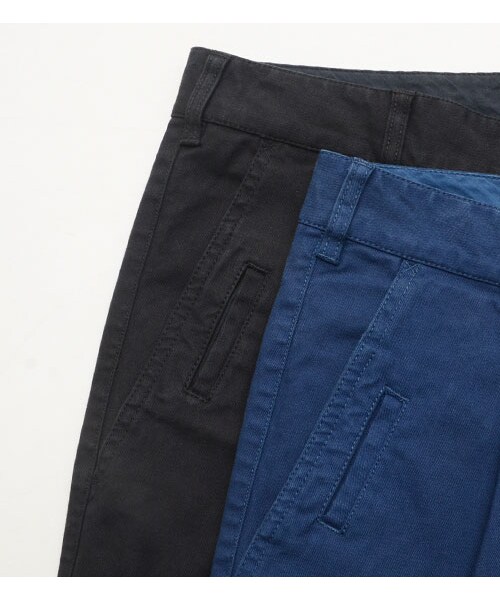 HAMNETT（ハムネット）の「【HAMNETT】 TAPERED SEMI WIDE PANTS（パンツ・メンズ・ブラック/ネイビー・S/M/L）」の14枚目の写真