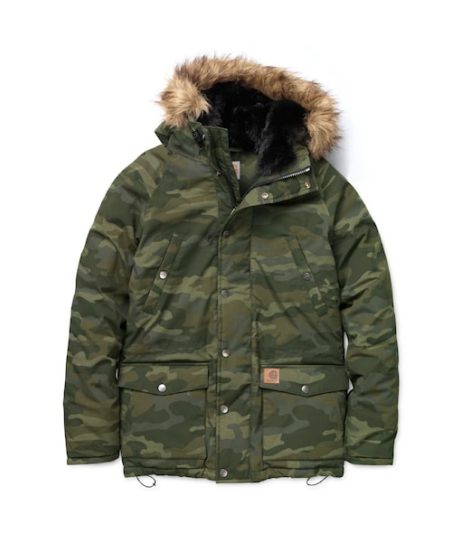 Carhartt（カーハート）の「TRAPPER PARKA - Camo Mono, Blackforest 