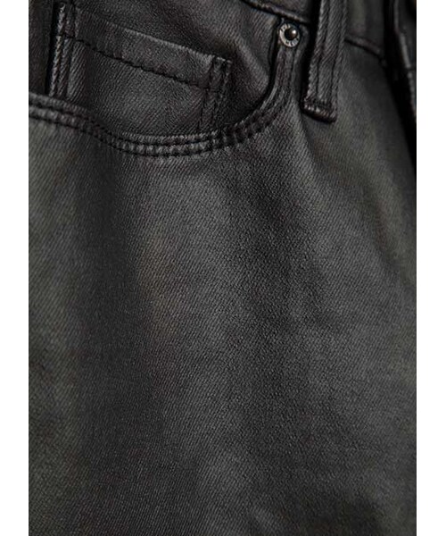 gracegift(グレースギフト)の「韓國帥氣酷妞仿皮長褲(パンツ・レディース・黑・S)」の3枚目の写真