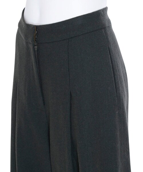 EMODA（エモダ）の「WOOL TUCK RELAXパンツ（パンツ・レディース・グレー/ブラック・S/M）」の9枚目の写真