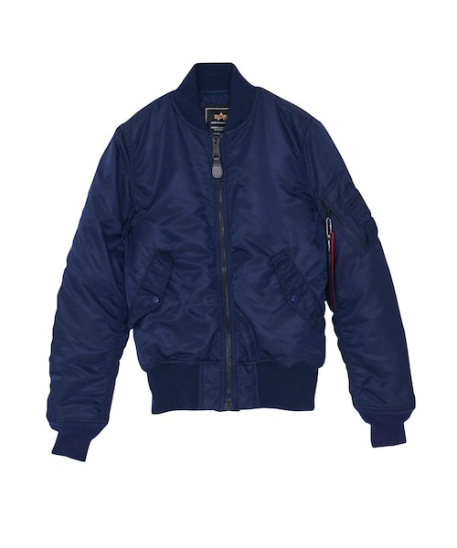 EMODA（エモダ）の「EMODA×アルファ MA-1 tight（ジャケット/アウター・レディース・ホワイト/ブラック/ネイビー/カーキ・XS/L）」の4枚目の写真