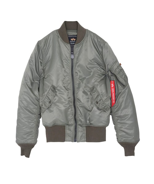 EMODA（エモダ）の「EMODA×アルファ MA-1 tight（ジャケット/アウター・レディース・ホワイト/ブラック/ネイビー/カーキ・XS/L）」の3枚目の写真