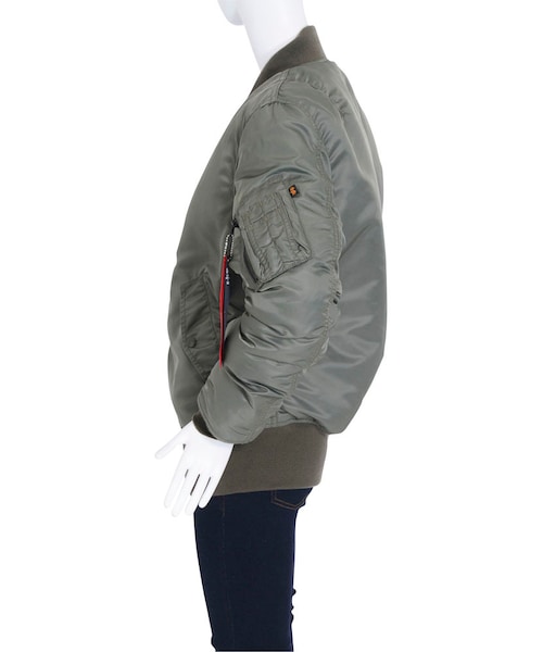 EMODA（エモダ）の「EMODA×アルファ MA-1 tight（ジャケット/アウター・レディース・ホワイト/ブラック/ネイビー/カーキ・XS/L）」の7枚目の写真