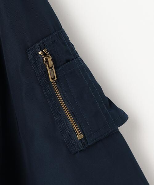 RAY CASSIN（レイカズン）の「MA-1ブルゾン（ジャケット/アウター・レディース・ブラック/ネイビー/カーキ・FREE）」の6枚目の写真