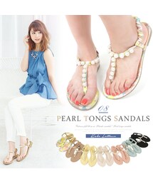 KOBE LETTUCE | 日替わりセール★フラット サンダル ぺたんこ サンダル アンクルストラップ I635送料無料(シューズ)