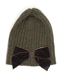 flower | ribbon knit cap～リボンニットキャップ(ニットキャップ/ビーニー)