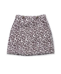 LILY BROWN | レオパード台形フレアスカート(スカート)