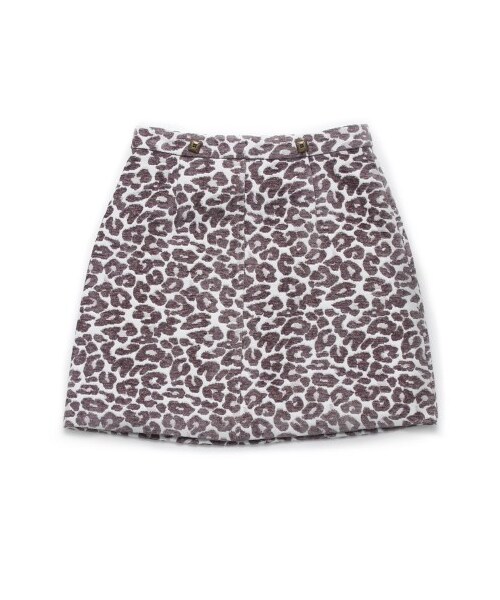 LILY BROWN（リリーブラウン）の「レオパード台形フレアスカート（ミニ