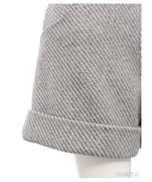 LILY BROWN（リリーブラウン）の「前ボタンショートパンツ（ショートパンツ・レディース・GRY/BLK/BEG・0/1）」の11枚目の写真