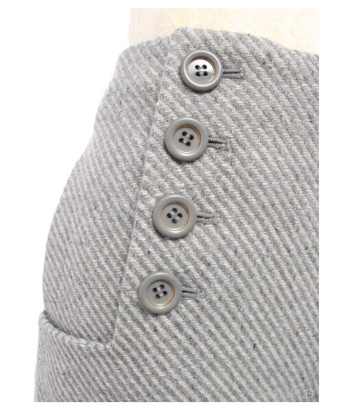 LILY BROWN（リリーブラウン）の「前ボタンショートパンツ（ショートパンツ・レディース・GRY/BLK/BEG・0/1）」の9枚目の写真