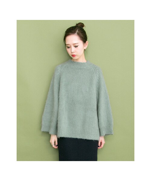 KBF（ケイビーエフ）の「シャギーポンチョニット（）」 - WEAR