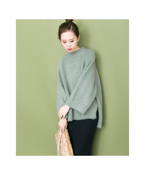 loin nuit（ロワンニュイ）の「cable knit short pants / ケーブル