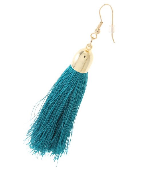 EVRIS（エヴリス）の「タッセルフリンジピアス（アクセサリー・レディース・レッド/グリーン）」の8枚目の写真
