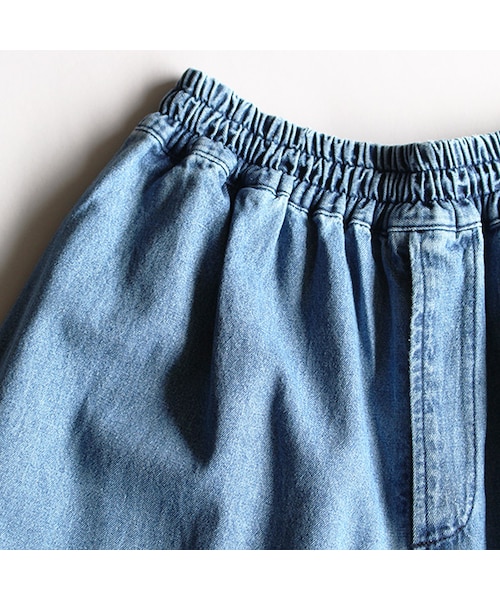69（シックスティーナイン）の「Knee Pocket Pants（パンツ・Blue・XS/S/M/L）」の4枚目の写真