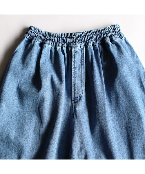 69（シックスティーナイン）の「Knee Pocket Pants（パンツ・Blue・XS/S/M/L）」の3枚目の写真