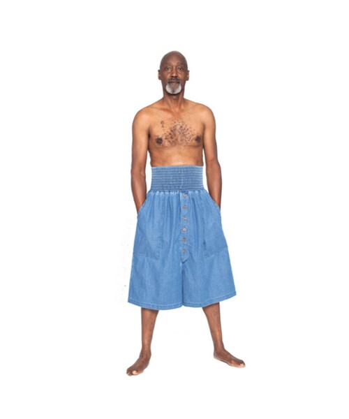 69（シックスティーナイン）の「Drop Boxer Pants（パンツ・Blue・XS/S/M/L）」の10枚目の写真