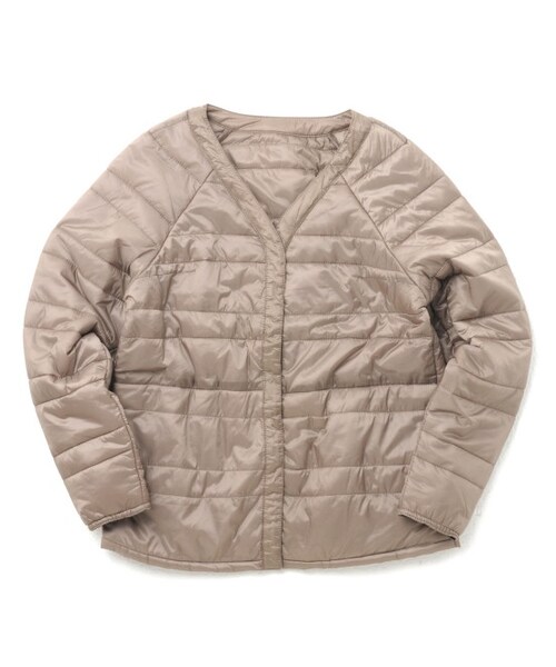 LE JUN（ルジュン）の「Vネックインナージャケット（ジャケット/アウター・レディース・ブラック/ベージュ/パープル・S/M）」の3枚目の写真