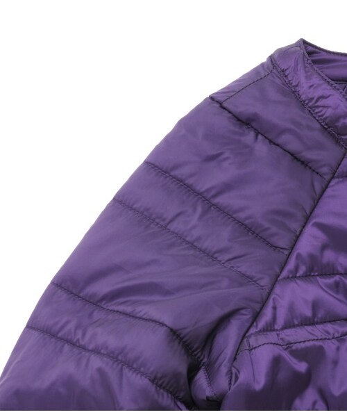 LE JUN（ルジュン）の「Vネックインナージャケット（ジャケット/アウター・レディース・ブラック/ベージュ/パープル・S/M）」の9枚目の写真