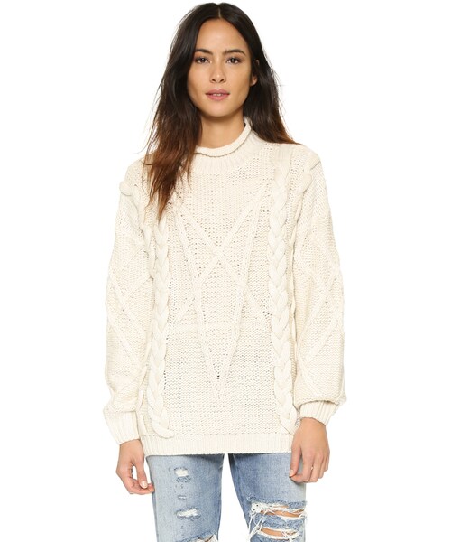 UNIF（ユニフ）の「UNIF Omen Sweater（ニット/セーター・レディース・Black/White・XS/S/M/L）」の2枚目の写真