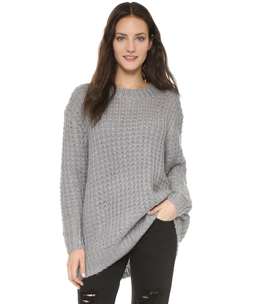 CHEAP MONDAY(チープマンデイ)の「Cheap Monday Shock Knit Sweater(ニット/セーター・レディース・Gray・XS/S/M)」の1枚目の写真