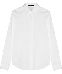 theory | Theory Tenia Cotton-Blend Shirt(シャツ/ブラウス)