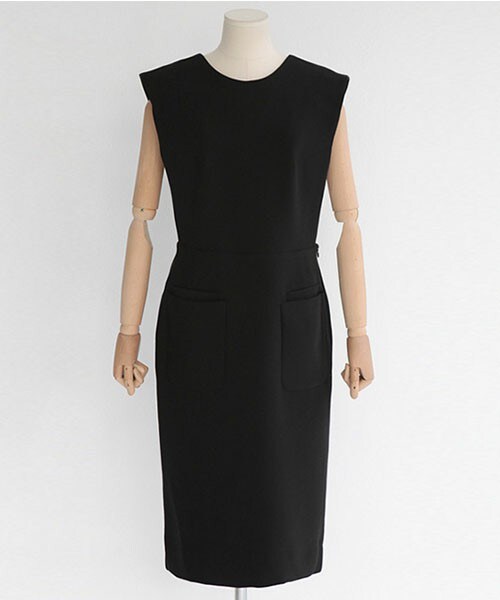 DHOLIC(ディーホリック)の「ミディ丈2WAYワンピース(ワンピース・レディース・グレー/ブラック/レッドブラウン・S/M)」の2枚目の写真