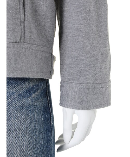 Ungrid（アングリッド）の「【Casual】裏毛JK（ジャケット/アウター・レディース・オフホワイト/グレー・F）」の8枚目の写真