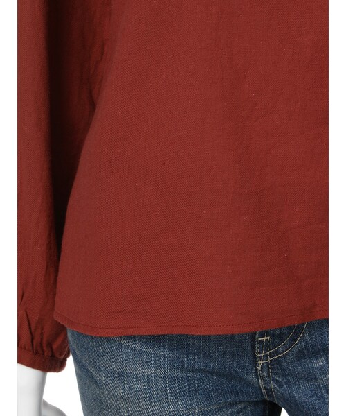 Ungrid(アングリッド)の「カラー刺繍ブラウス(トップス・レディース・オフホワイト/レッド/ネイビー・F)」の10枚目の写真