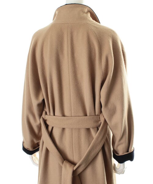 31 Sons de mode（トランテアン　ソン　ドゥ　モード）の「ウール配色ロングガウンコート★ポイント10倍★《予約アイテム》（ジャケット/アウター・レディース・オフホワイト/ライトグレー/キャメル・36/38）」の8枚目の写真