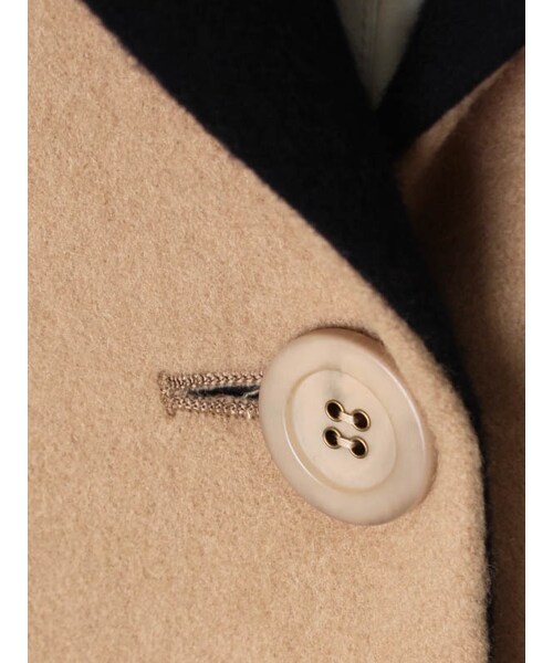 31 Sons de mode（トランテアン　ソン　ドゥ　モード）の「ウール配色ロングガウンコート★ポイント10倍★《予約アイテム》（ジャケット/アウター・レディース・オフホワイト/ライトグレー/キャメル・36/38）」の13枚目の写真