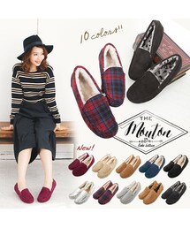 KOBE LETTUCE | ムートンローファーシューズ H499(シューズ)