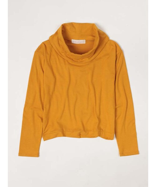31 Sons de mode(トランテアン ソン ドゥ モード)の「デュアルウォームオフタートルプルオーバー(トップス・レディース・マスタードイエロー/ブラック/ライトグレー/オフホワイト・36)」の1枚目の写真