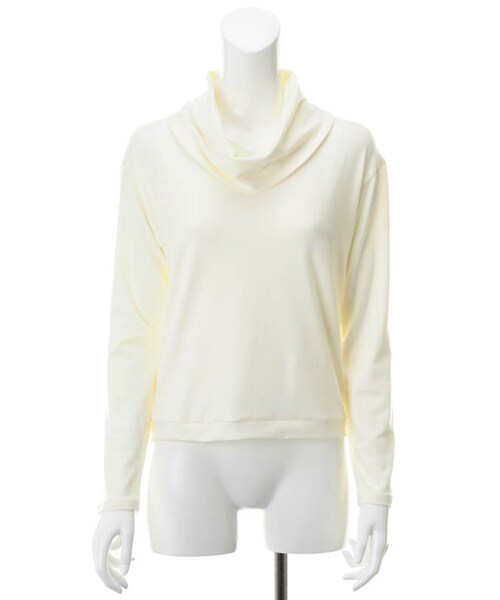 31 Sons de mode(トランテアン ソン ドゥ モード)の「デュアルウォームオフタートルプルオーバー(トップス・レディース・マスタードイエロー/ブラック/ライトグレー/オフホワイト・36)」の2枚目の写真