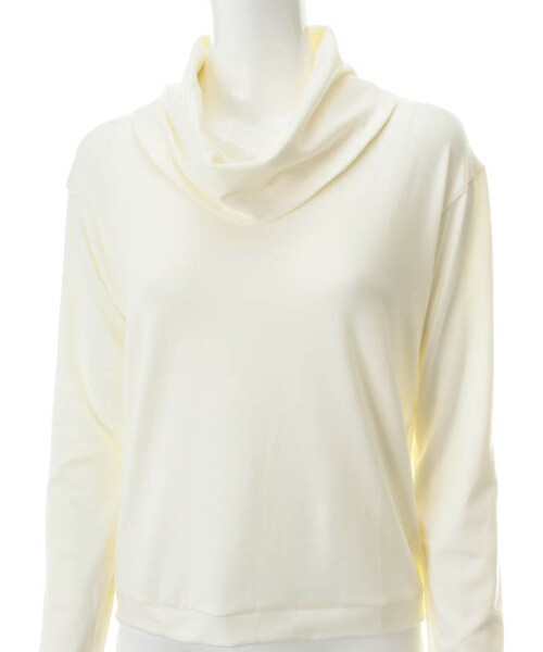 31 Sons de mode(トランテアン ソン ドゥ モード)の「デュアルウォームオフタートルプルオーバー(トップス・レディース・マスタードイエロー/ブラック/ライトグレー/オフホワイト・36)」の8枚目の写真