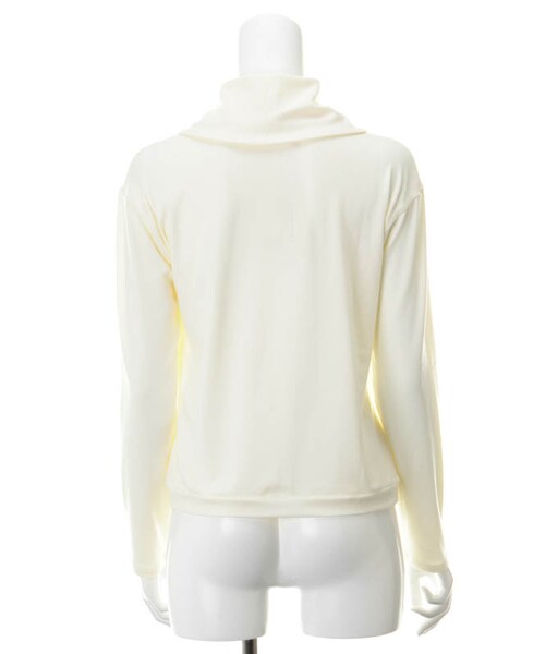 31 Sons de mode(トランテアン ソン ドゥ モード)の「デュアルウォームオフタートルプルオーバー(トップス・レディース・マスタードイエロー/ブラック/ライトグレー/オフホワイト・36)」の6枚目の写真