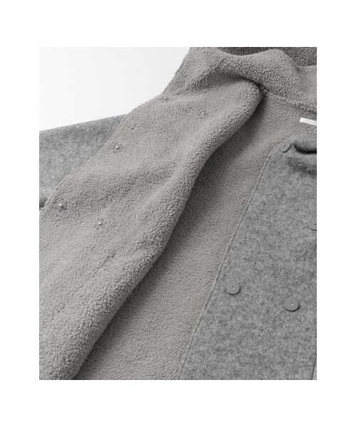 URBAN RESEARCH DOORS（アーバンリサーチドアーズ）の「ボアボンディングフードコート（ジャケット/アウター・レディース・GRAY/CHARCOAL・one）」の18枚目の写真