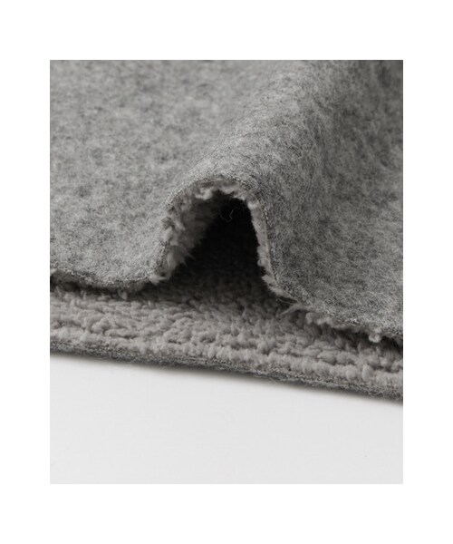 URBAN RESEARCH DOORS（アーバンリサーチドアーズ）の「ボアボンディングフードコート（ジャケット/アウター・レディース・GRAY/CHARCOAL・one）」の17枚目の写真