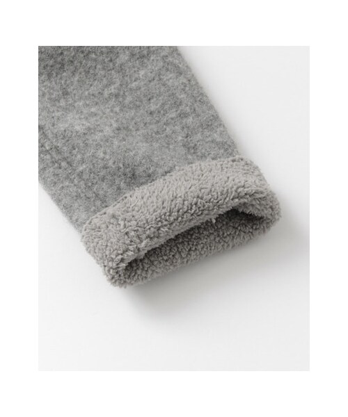 URBAN RESEARCH DOORS（アーバンリサーチドアーズ）の「ボアボンディングフードコート（ジャケット/アウター・レディース・GRAY/CHARCOAL・one）」の14枚目の写真