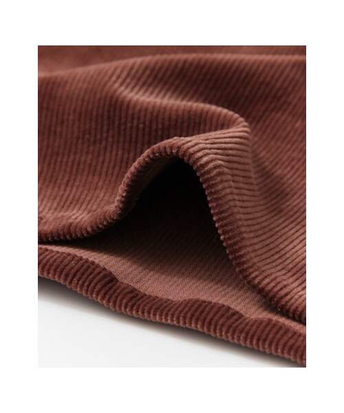 KBF（ケイビーエフ）の「KBF+ コーデュロイワイドボリュームパンツ（パンツ・レディース・D.BROWN/CAMEL/D.RED・one）」の16枚目の写真