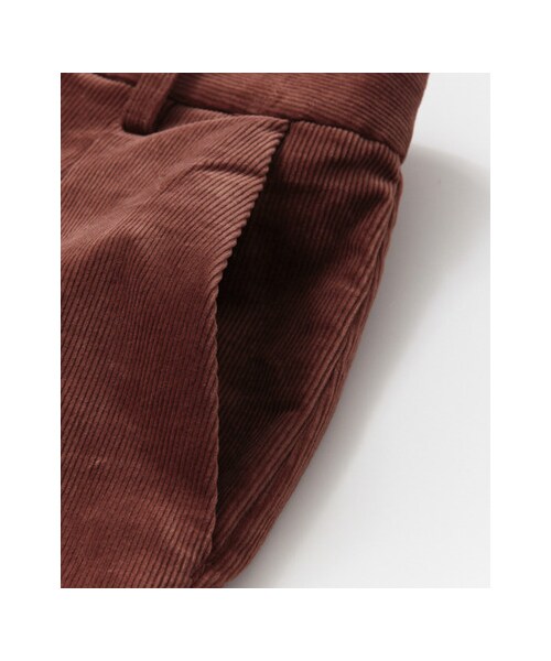 KBF（ケイビーエフ）の「KBF+ コーデュロイワイドボリュームパンツ（パンツ・レディース・D.BROWN/CAMEL/D.RED・one）」の15枚目の写真