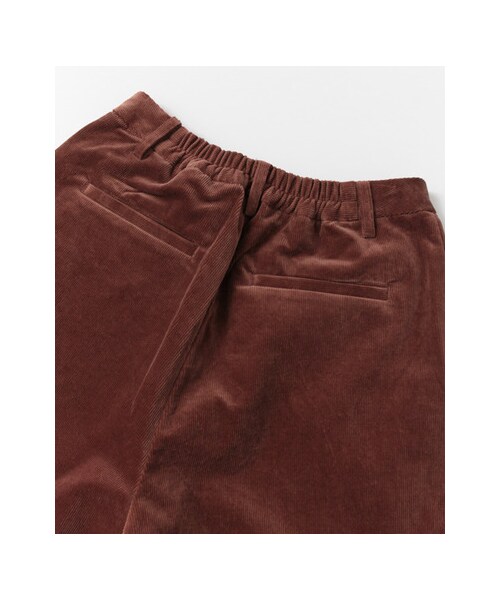 KBF（ケイビーエフ）の「KBF+ コーデュロイワイドボリュームパンツ（パンツ・レディース・D.BROWN/CAMEL/D.RED・one）」の17枚目の写真